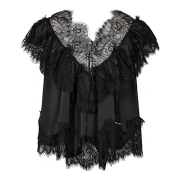 Haute L' Amitié - Sancerre Lace Top - Black
